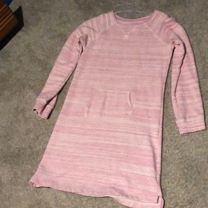 Cute pink winter dress